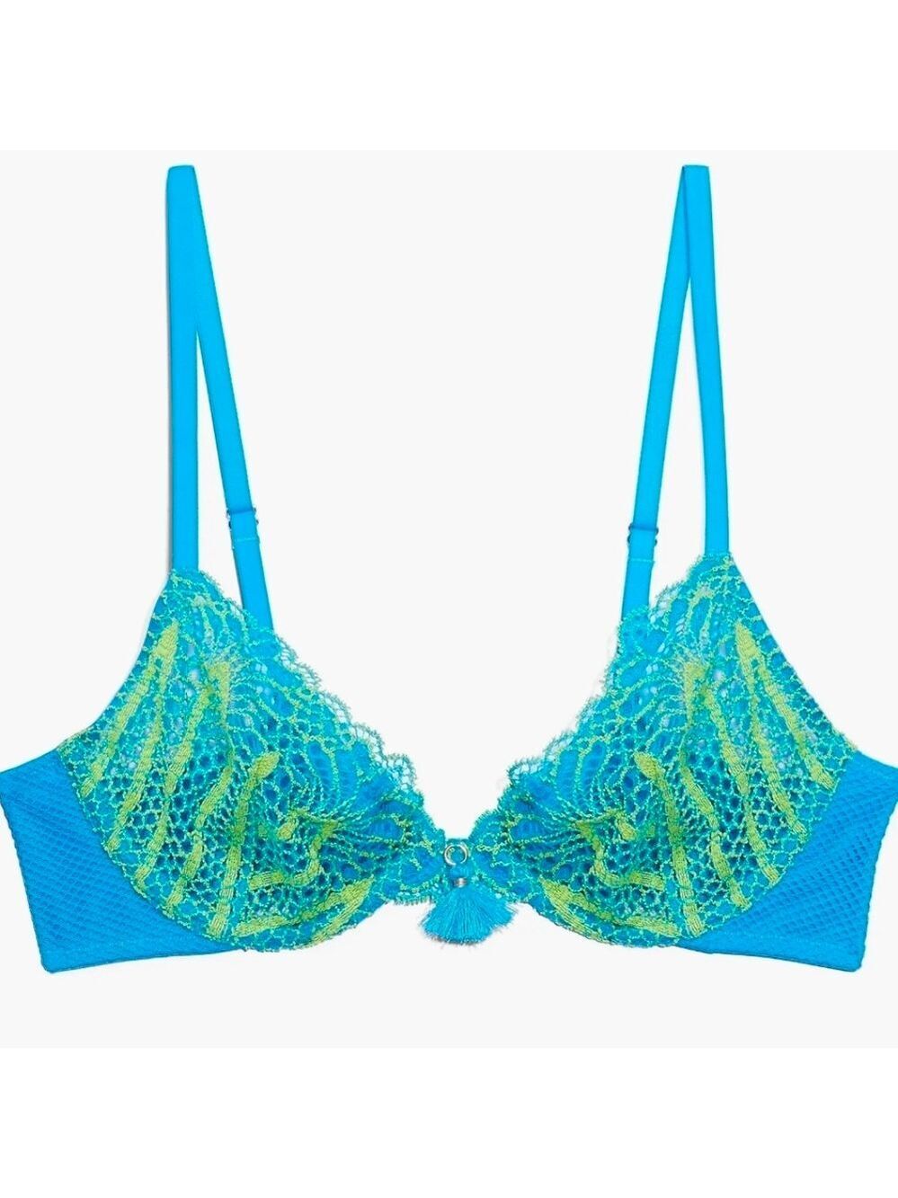 Savage X Fenty Stranded in Lace Plunge Bra